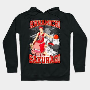 hanamichi anime basketball fanart Hoodie